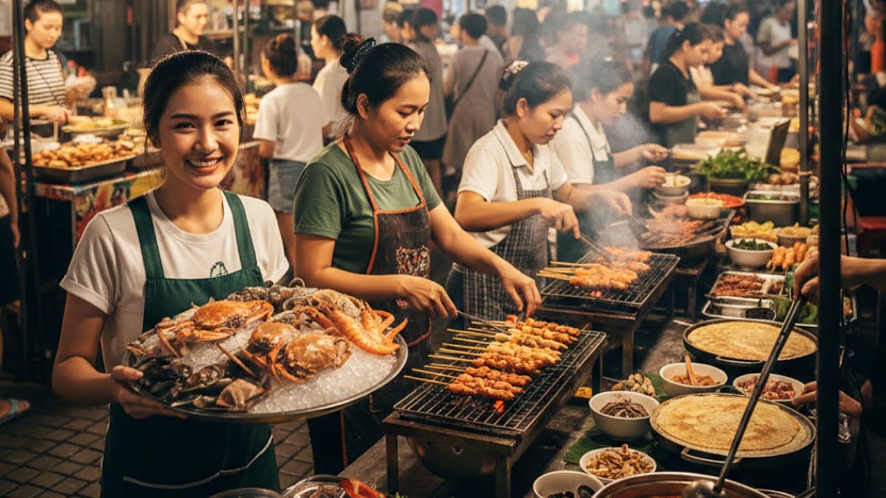 EXPLORING PHUKET’S STREET FOOD | THAILAND NAKA MARKET