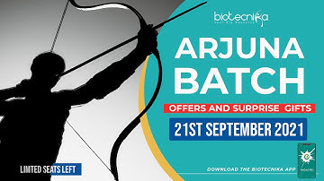 CSIR NET Arjuna Batch - Life Science - Starts 21st Sep - Avail Surprise Gifts - Limited Seats Left!