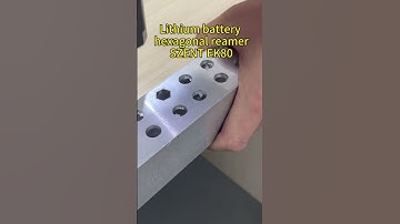 Lithium battery hexagonal reamer, round to hexagonal hole #szent#rivetnut# #riveter#kseetnut#riveter
