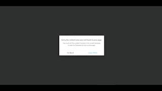 How to Solve the Content Area Not Found Error in Elementor the easiest way