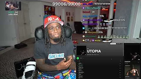 Kai Cenat Reacts To Travis Scott - UTOPIA!