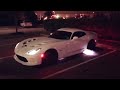Doge Viper GTS-R V10 Twin Turbo Brutally Exhaust Sound Flamethrowers ASMR