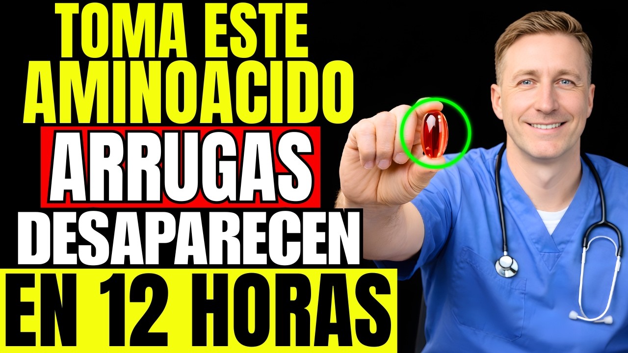 3 Aminoacidos que todo Adulto Mayor debe Tomar para Eliminar Arrugas y Rejuvenecer la Piel