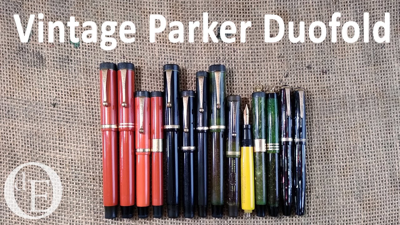 Collection Overview - Vintage Parker Duofold - YouTube