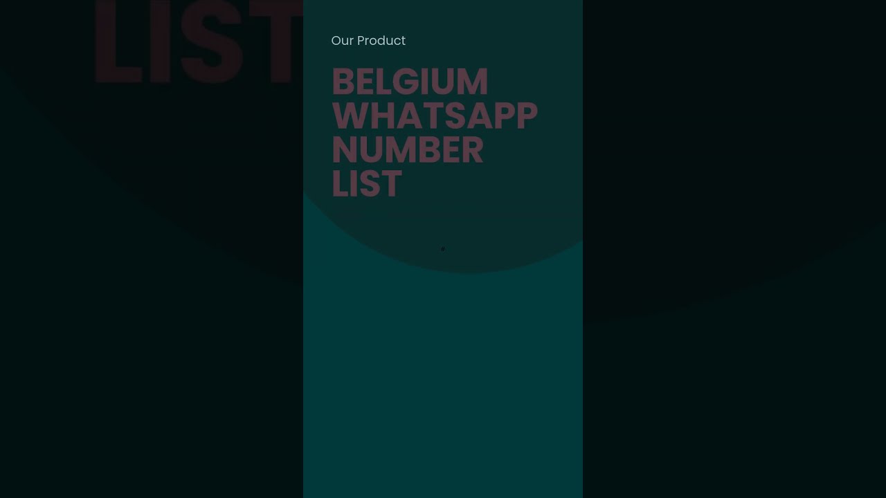 Belgium WhatsApp Number List | Bulk Email Data