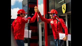 Mr and Mr Challenge Charles Leclerc and Carlos Sainz