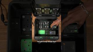 Batteries and their cables & adapters dont have to be a mess with the Core SWX PowerVault Base