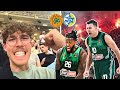 The best basketball fans in the wolrdpao vs maccabi game 2 euroleaguevlog panatahinaikos win