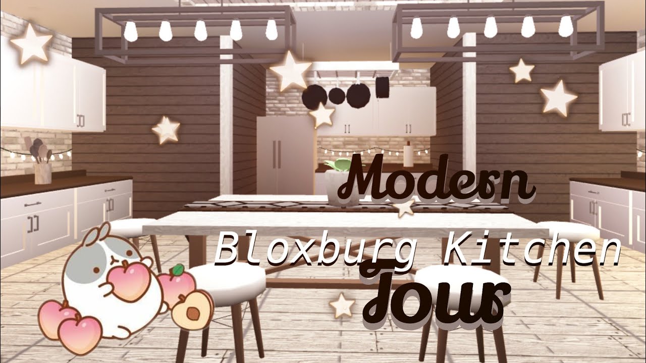 Bloxburg: Modern Kitchen Tour♡ ( no speed build included; sorry ...