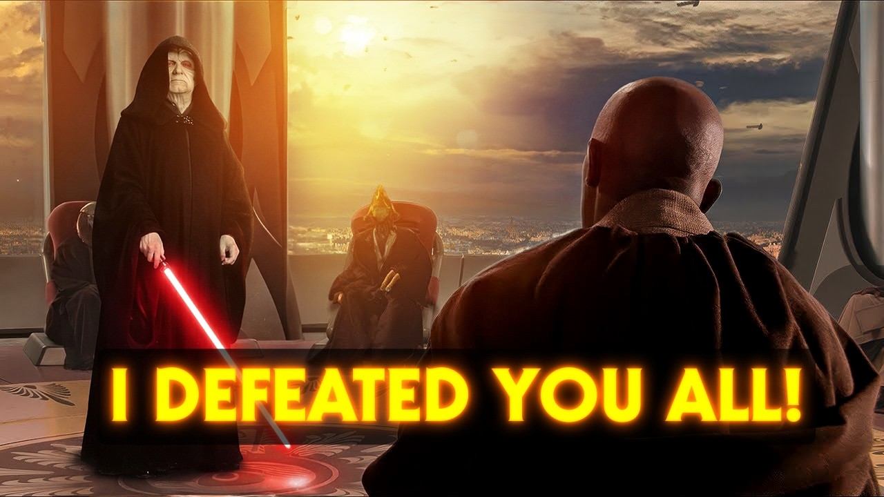 What If Palpatine TIME TRAVELLED To The Jedi Council