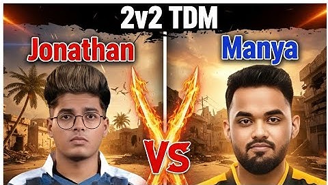 Jonathan vs Manya FIRST TIME 1v1 TDM Match – M416 Only | Intense Battle | BGMI Highlights