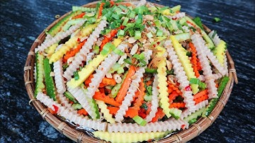 GỎI CHẢ LỤA tưởng không ngon, mà ngon không tưởng, quá dễ làm