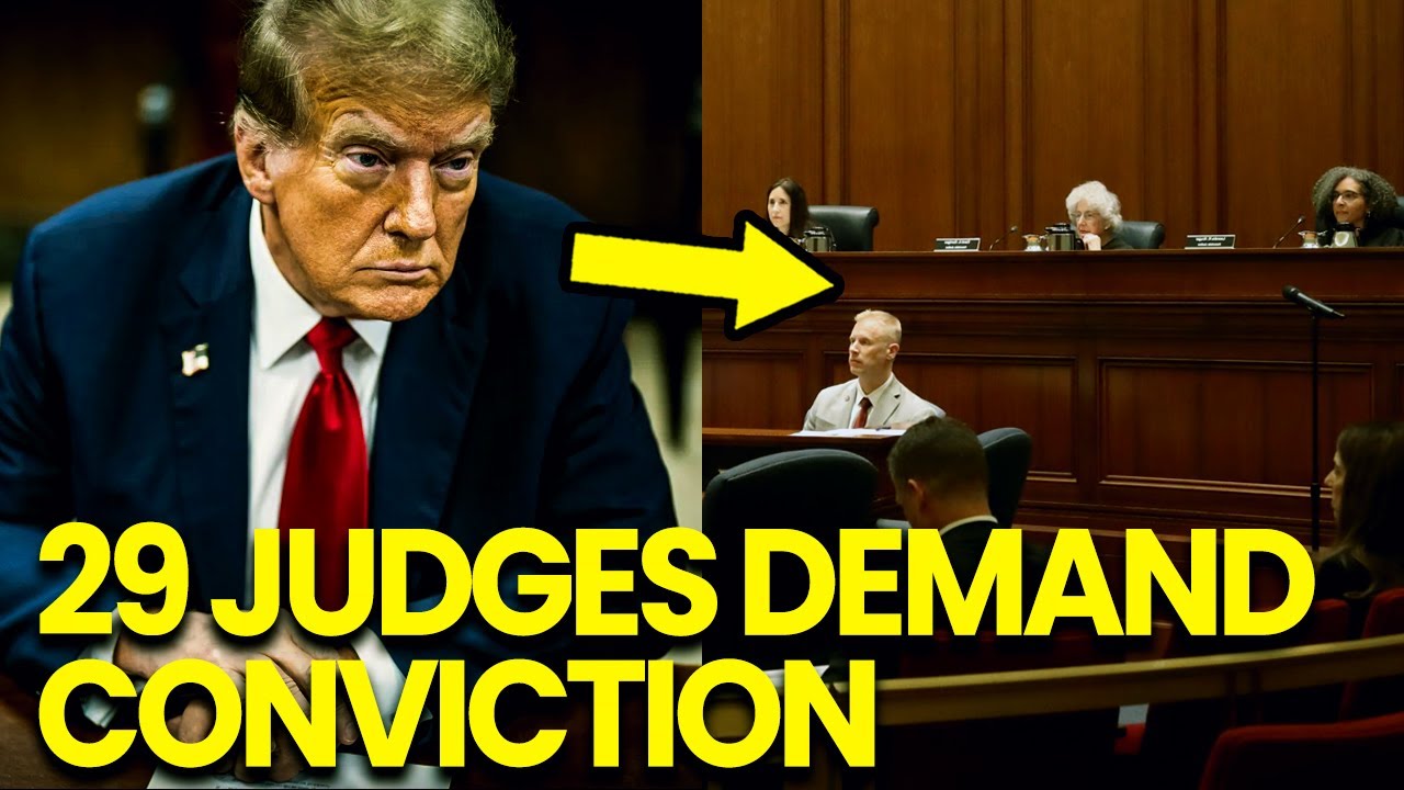 Trump’s Power VANISHES as 29 Judges want Conviction After Explosive Hearing