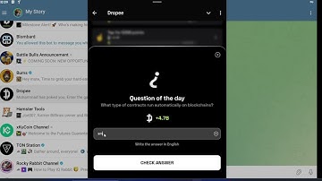 Dropee Question of the day Code Today 17 November | Dropee Question of the day Code I Dropee Code