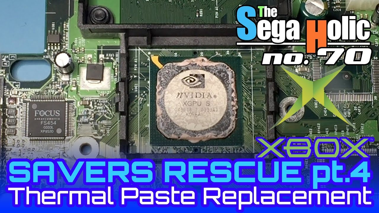 Original Og Xbox Thermal Paste Compound Replacement Savers Rescue Pt 4 Ep 70 Youtube