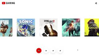 Animated Gaming Website using Html & CSS Only