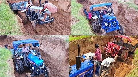 Loded trolly महामुकाबला Eicher,Mahindra,Farmtrac,Powertrac,Indofarm,Arjun छोटे बड़े ट्रैक्टर million