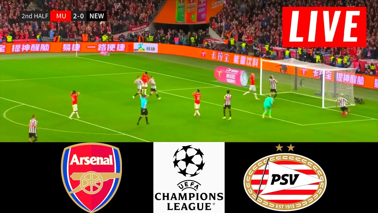 Arsenal vs Psv Uefa Champions League 2023 Ucl Live Stream Live Football Pes 21 Game