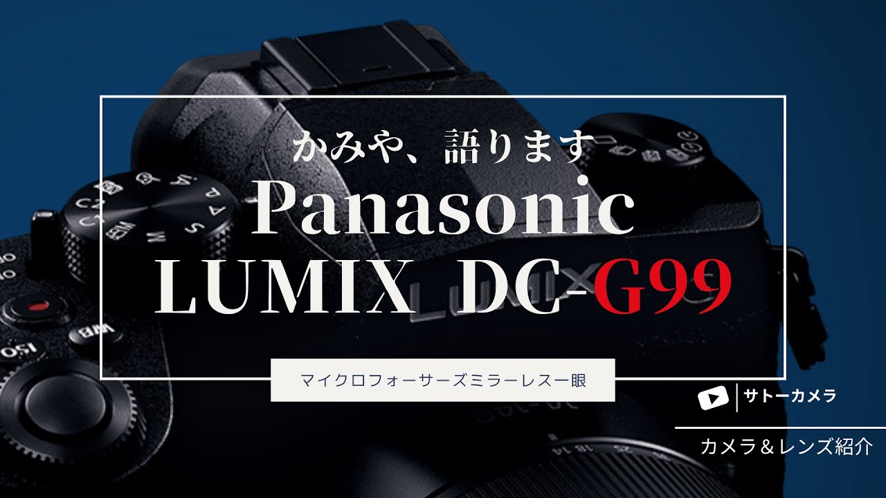 ミラーレス Panasonic DC-G99-K アクセサリーセットPanasonic