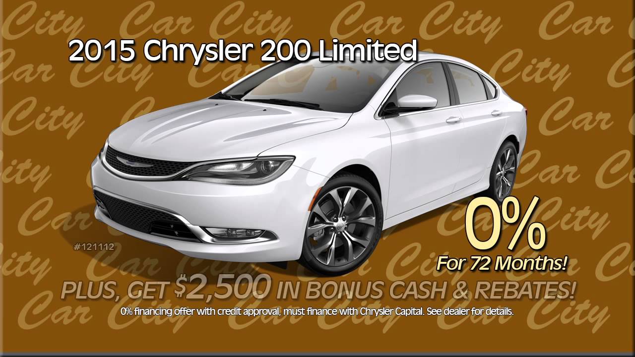 Car City Motors August Chrysler Summer Clearance 1 YouTube