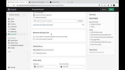 How To Setup and Create Discount Codes in Shopify - Beginner Tutorial