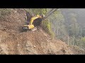 JCB Excavator VS Scary Hill and Big Tree-JCB Making Road Cutting Hill-Part 1