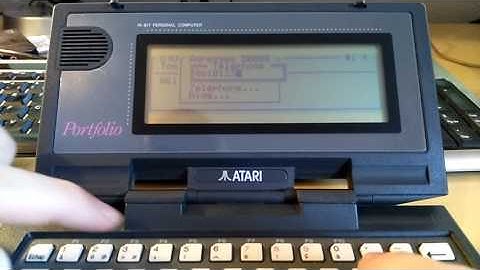 Atari Portfolio DTMF