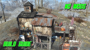 Scavenger Hut - 15 min build & tour (no mods) FALLOUT 4