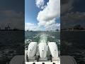 Headed out Port Everglades Inlet on the @PursuitBoatsChannel DC 365 #boating #boatlife #boatride