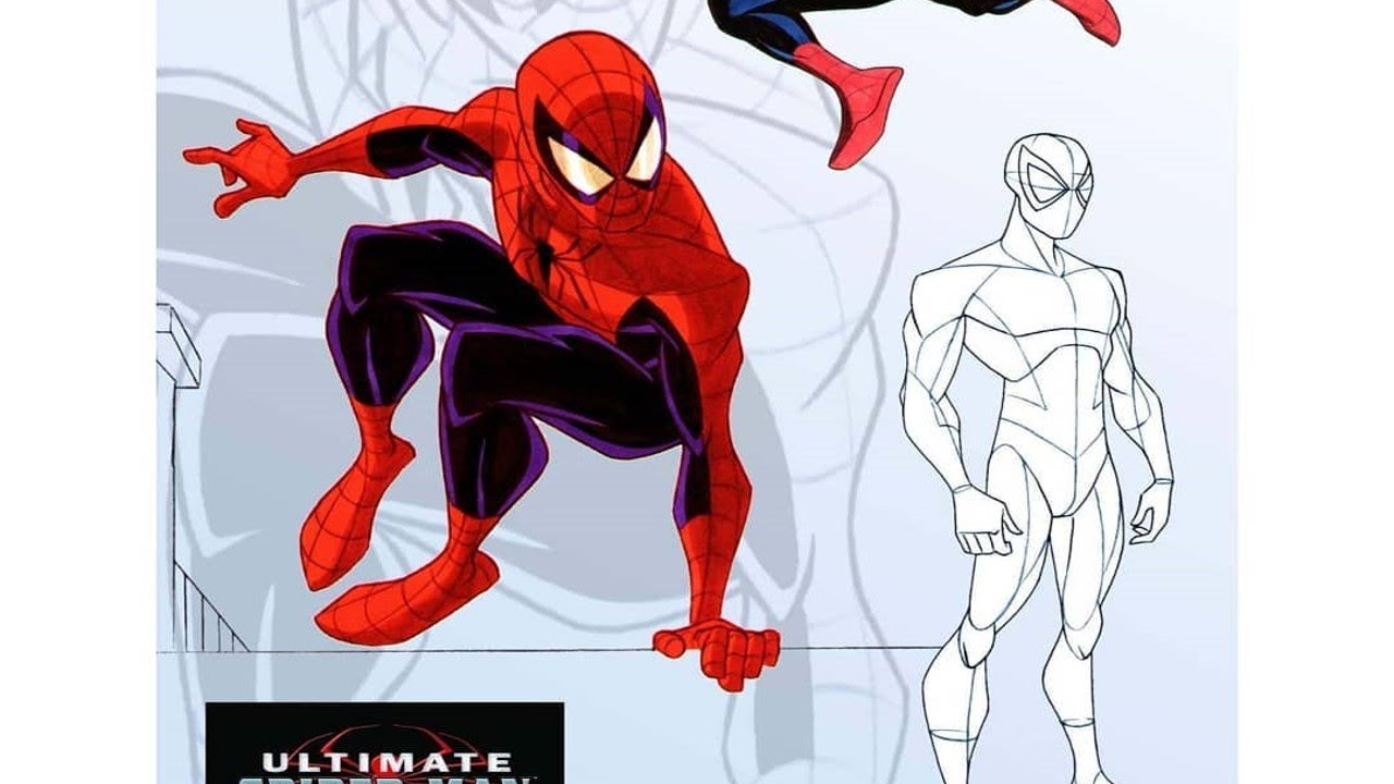Человек паук какая последовательность. Ultimate Spider man animated Series Concept. Ultimate Spider-man концепт арты. Человек паук 2003 концепт арты. Алтимейт человек паук.