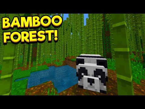 AWESOME BAMBOO FOREST SEED!! - Minecraft Pocket Edition