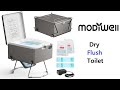 Modiwell Dry Flush Toilet – Waterless, Odorless, Self-Contained | Rechargeable Portable Toilet
