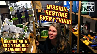 New: Mission: Impossible! The daily restoration of a 300 year old farmhouse. #dailyvlog #restoration