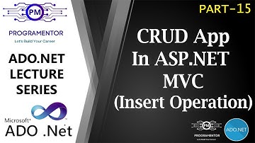 15 | Insert Data In Database Table | CRUD App In ASP.NET MVC Using ADO.NET | CRUD App (Hindi/Urdu)
