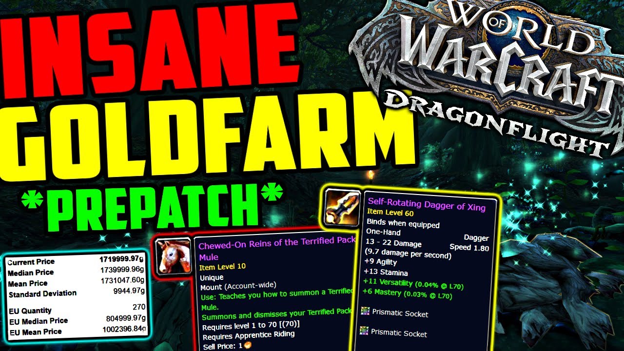 This Dragonflight Prepatch Goldfarm is REALLY GOOD!