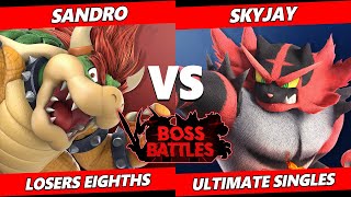 Boss Battles: Phase 1 Top 8 - Sandro (Bowser) Vs. Skyjay (Incineroar) SSBU Ultimate Tournament