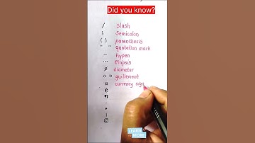 Did you know this symbols #shorts #youtubeshorts #shortvideo