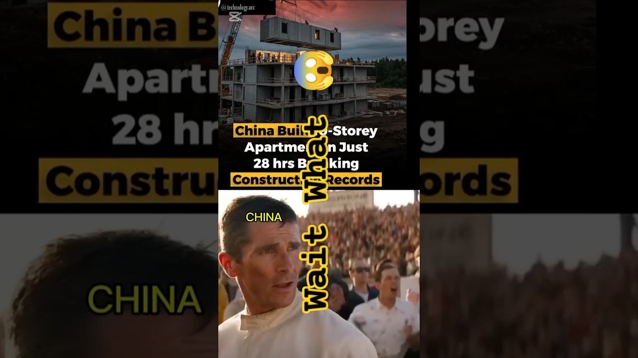China Builds 10-Story Building in 28 Hours! | Fastest Construction Ever? 