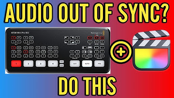 ATEM Mini Pro | How to Fix Audio Sync & Delay Issues 🎙️🎥