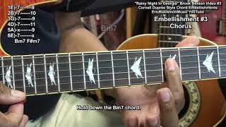 Rainy Night In Georgia Brook Benton Cornell Dupree Guitar Riffs Lesson #3 @EricBlackmonGuitar