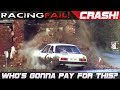 WHO'S GONNA PAY FOR THIS CRASH? Rally Cars vs Houses... | RACINGFAIL