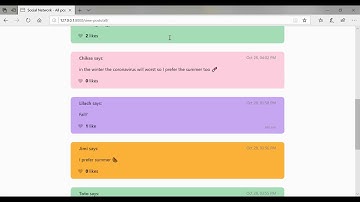 Lilach Karagula / Twitter-like social network web application with Django framework