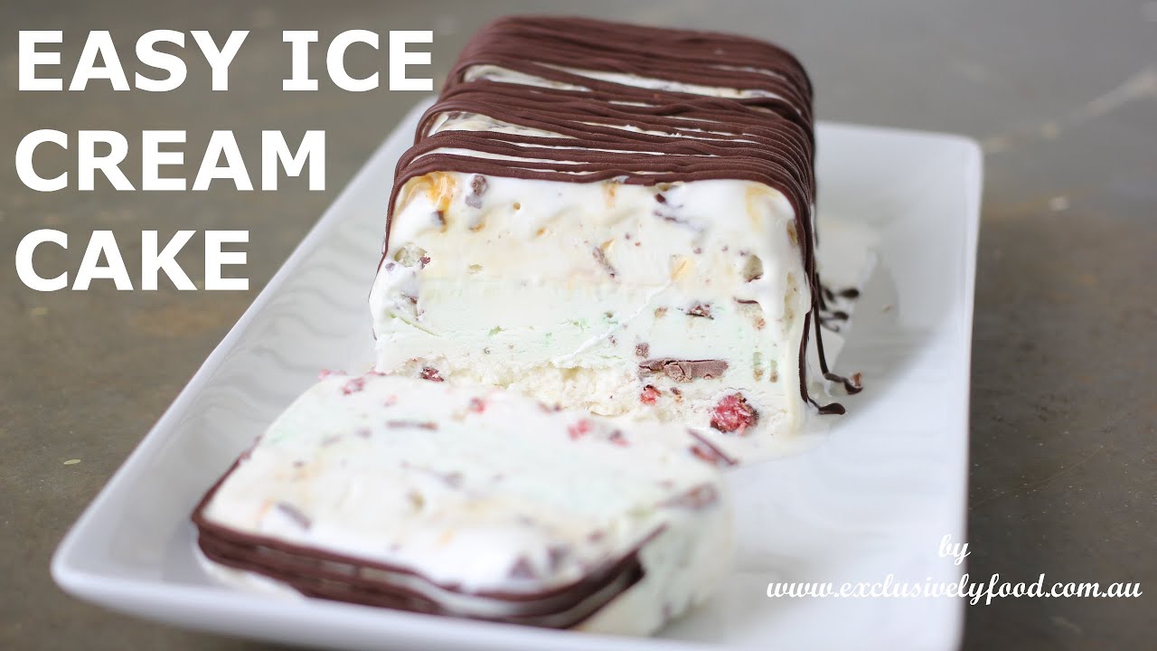 Layered Ice Cream Dessert Recipe by Exclusively Food YouTube