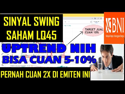 PERNAH CUAN 2X EMITEN INI Trading Saham LQ45 BBNI Uptrend Bisa CUAN SAMPAI 10%