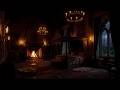 💤 If You Need Sleep Tonight… Try This Rain & Fireplace Sound 🔥 Cozy Castle Ambience | No ADS