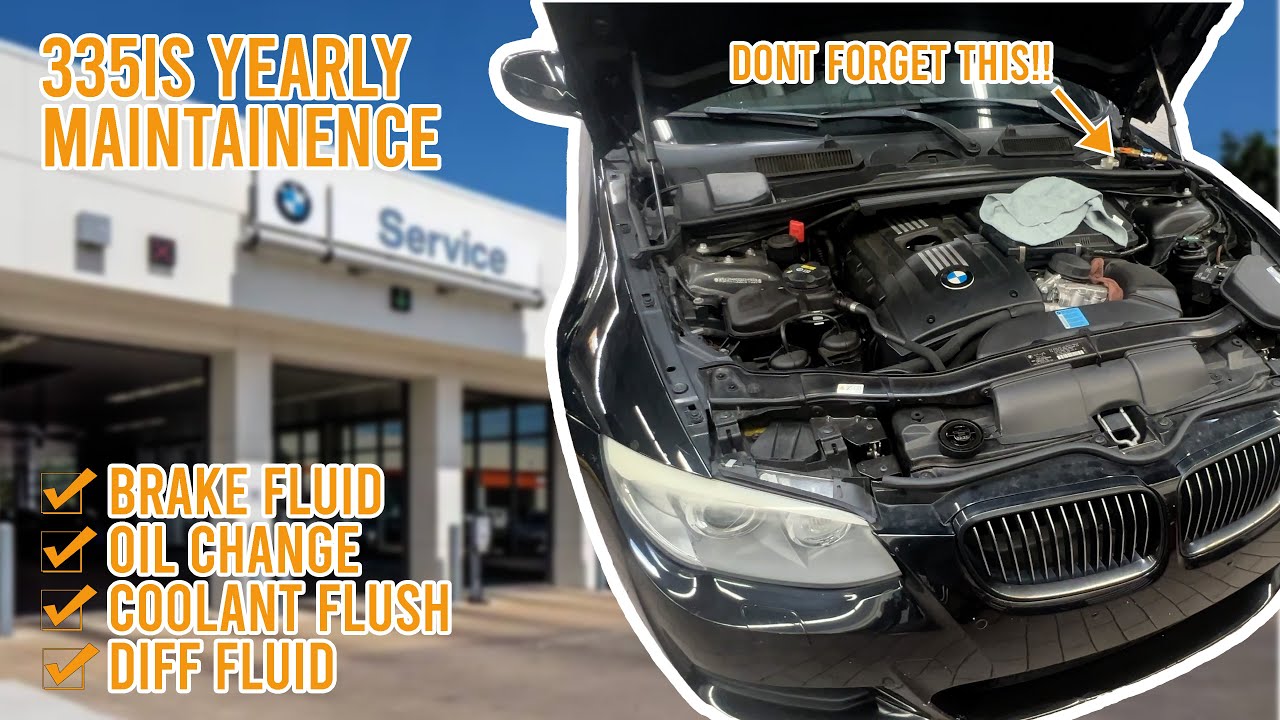 BMW 335is YEARLY SERVICE! - YouTube