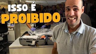 Alfândega no Brasil - O que NÃO PODE levar na mala na viagem de avião