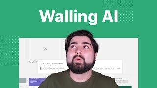 Walling AI: From ideas to reality in seconds!