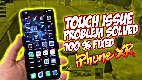 🔥FIX iPhone - TOUCH ISSUE 100%💥 | 4 FINGER MULTI TOUCH ISSUE IN BGMI/PUBGMOBILE 2025
