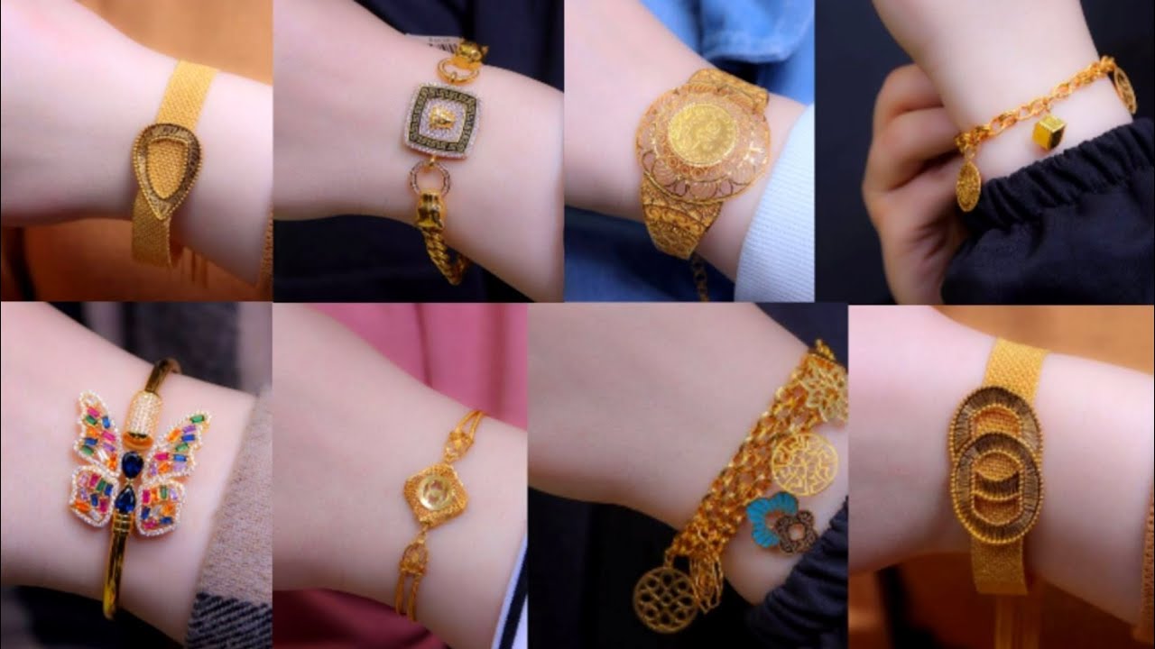 Buy Latest Bracelet Designs for Ladies in Gold With Price